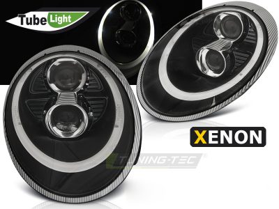 Xenon Fari Tube Nero per Porsche 911 (997) 04-09 - Kit Fari allo Xeno