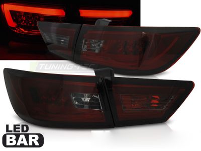 Renault Clio Iv 13-16 Berlina 5 Porte LED Bar Rosso Fumè Accessorio Tuning Auto