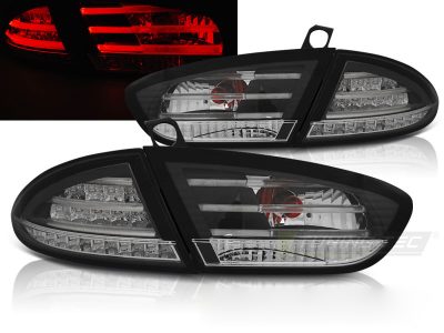 LED Fanali Posteriori Nero per Seat Leon (03.09-12) - Fanali Posteriori Neri