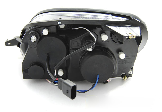Fari Angel Eyes CCFL Cromato per Mercedes R170 SLK (1996-2004)