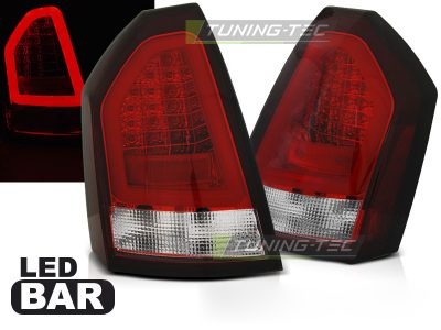 Chrysler 300C 05-08 Barra LED Rossa Bianca Universale Accessorio Esterno