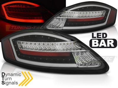 LED Fanali Posteriori Nero Sequenziali per Porsche Boxster Cayman 987 (05-08)