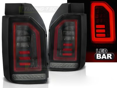 LED Bar Fanali Posteriori Fumé Nero Rosso per Volkswagen T6 (2015-2019)