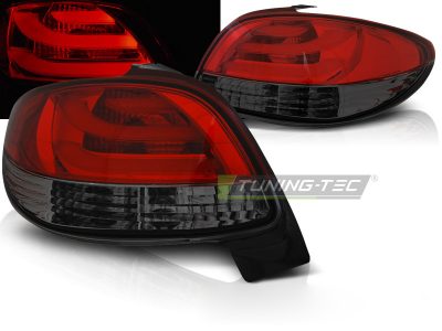 Peugeot 206 98- Rosso Fumé LED Bar per Auto Tuning Esterno Accessorio