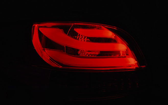 Peugeot 206 98- Rosso Fumé LED Bar per Auto Tuning Esterno Accessorio