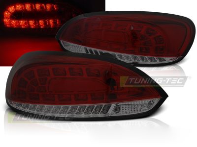 LED Fanali Posteriori Rosso Fumé per Volkswagen Scirocco III (08-14)