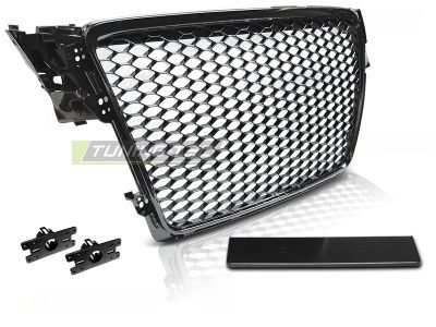 Griglia Sport Nero Lucido per Audi A4 B8 (2008-2011) - Griglia Anteriore