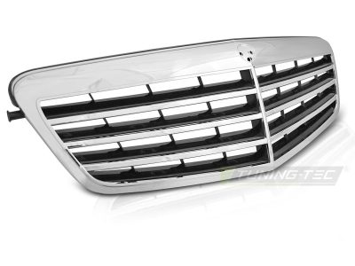 Griglia Cromato per Mercedes W212 (09-13) - Griglia Sportiva Anteriore