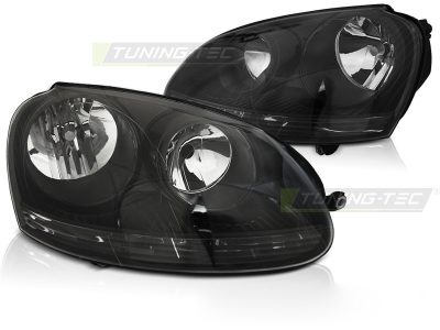 Fari Nero per Volkswagen GOLF 5 (10.03-09) - Fanali Anteriori Neri