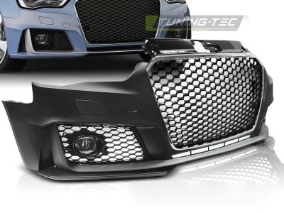 Anteriore Paraurti Sport Cromato Nero per Audi A3 (2012-2016) Paraurti Sportivo