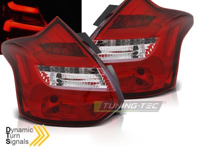 Ford Focus 3 11-10.14 Berlina 5 Porte Barra LED Sequenziale Ind. Rossa Bianca