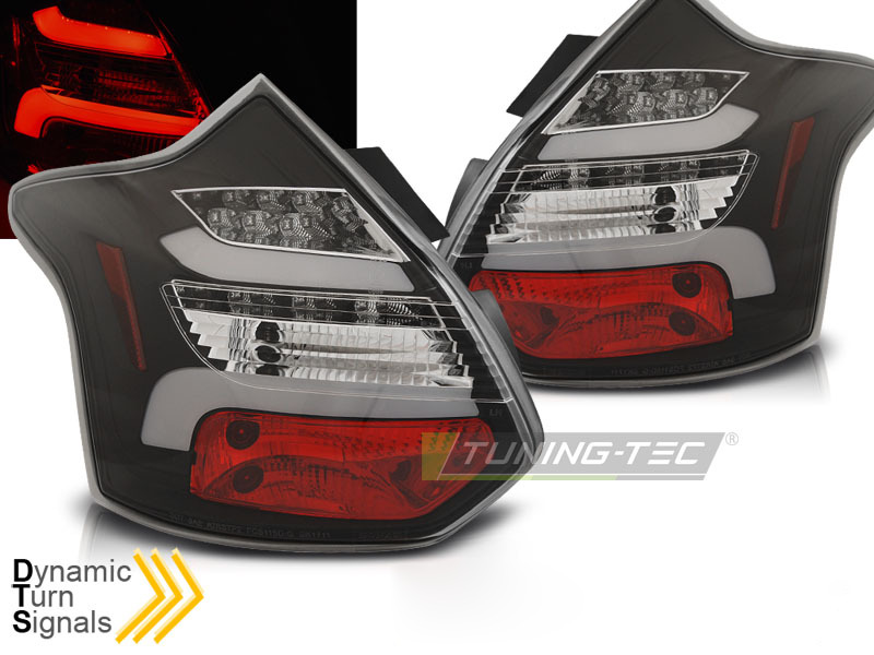 Ford Focus 3 11-10.14 Berlina 5 Porte Barra LED Nera Indicatori Sequenziali