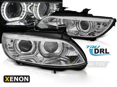 Xeonon Fari Angel Eyes LED Cromato Afs per BMW E92/E93 (06-10)