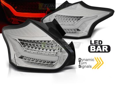 Ford Focus 3 15-18 Berlina 5 Porte Cromato Sequenziali LED per Illuminazione