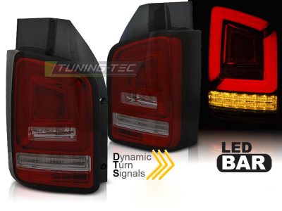 LED Bar Fanali Posteriori Rosso Fumé Sequenziali per Volkswagen T6 (2015-2019)