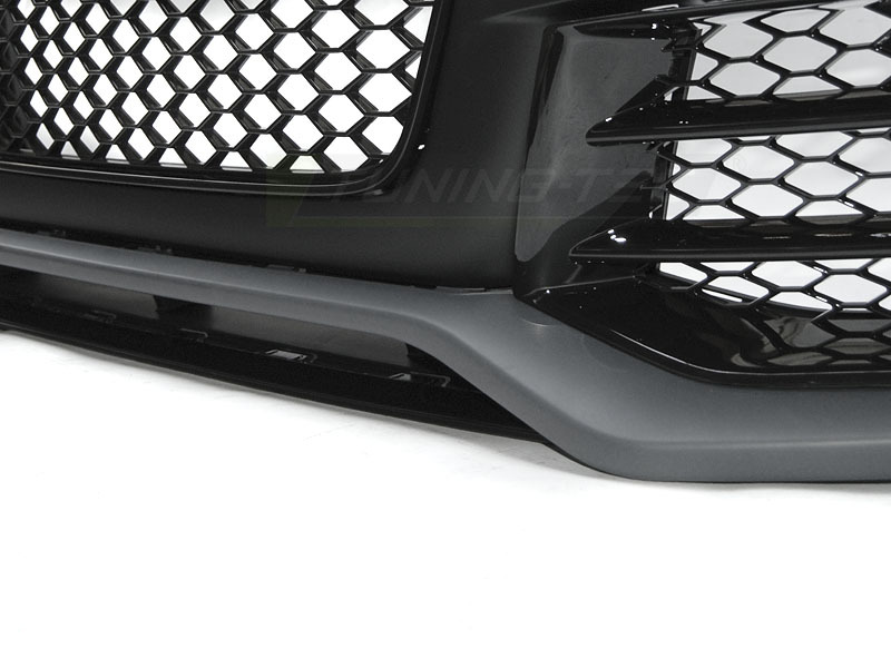 Anteriore Paraurti Sport Nero PDC per Audi A5 (2011-2016) con PDC