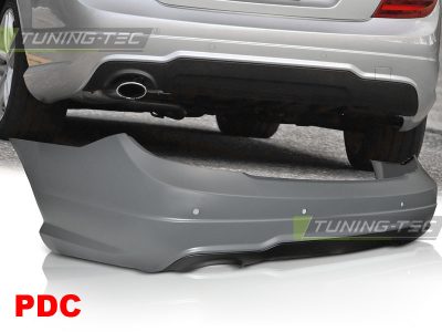 Posteriore Paraurti Sport PDC per Mercedes W204 (11-14) Berlina e Coupé