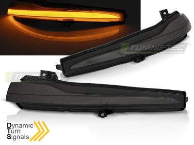 Laterale Direzione Nello Specchio Fumè LED Sequenziale per Mercedes W205/W213