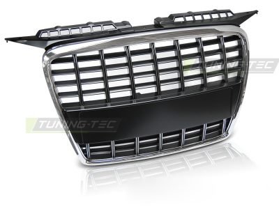 Griglia Sportiva Cromata Nera per Audi A3 (2005-2008) - Accessorio Tuning