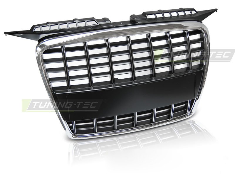 Griglia Sportiva Cromata Nera per Audi A3 (2005-2008) - Accessorio Tuning