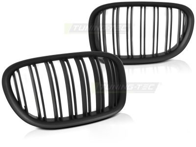 Griglia Nero Opaco Doppio Bar per BMW F01 (2009-2015) - Griglia Sportiva