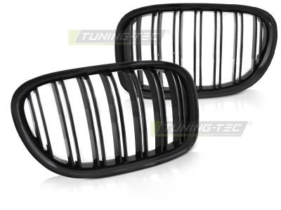 Griglia Nero Lucido Doppio Bar per BMW F01 (09-15)