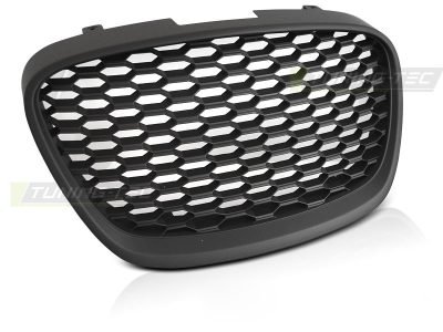 Griglia Honey Design Nero per Seat Leon (2009-2013) - Griglia Sportiva Nera