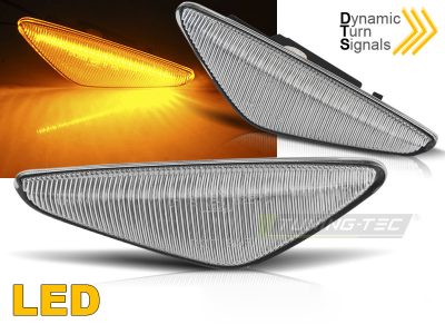 Laterale Direzione Bianco LED Sequenziale per BMW X5 E70 / X6 E71 / X3 F25