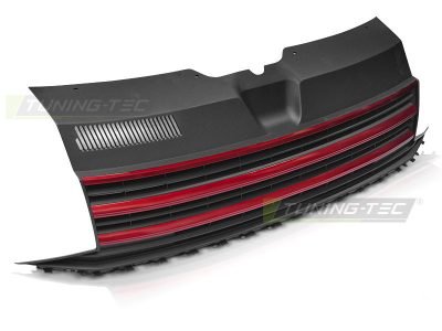 Griglia Nero Rosso per Volkswagen T6 (2015-2019) - Griglia Sportiva Anteriore