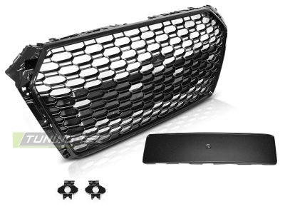 Griglia Sport Nero Lucido PDC per Audi A4 B9 (2015-2019) con PDC