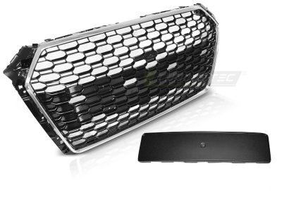 Griglia Sportiva Cromo Nera per Audi A4 B9 (2015-2019) - Accessorio Tuning
