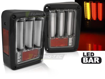 Jeep Wrangler Jk 07-18 LED Bar Nero per Jeep Wrangler JK (2007-2018)