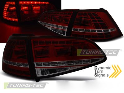 LED Fanali Posteriori Sport Rosso Fumé Sequenziali per Volkswagen Golf 7
