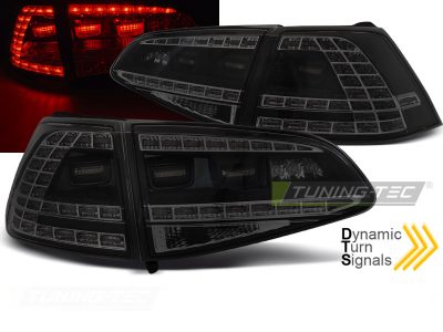 LED Fanali Posteriori Sport Nero Fumé Sequenziali per Volkswagen Golf 7