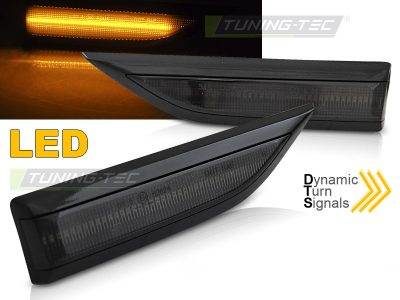 Laterale Direzione Fumè Nero LED Sequenziale per Volkswagen T6 15-19