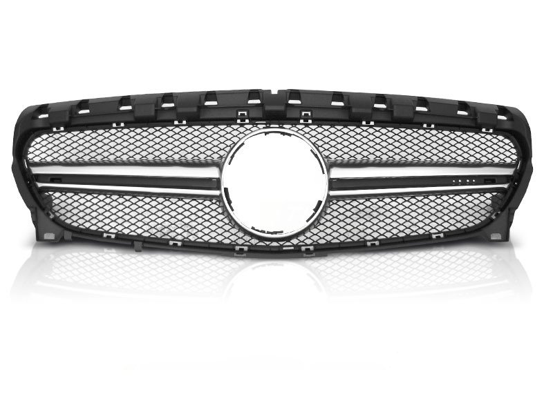 Griglia Nero Argento Sport Look per Mercedes CLA W117 (2013-2019)