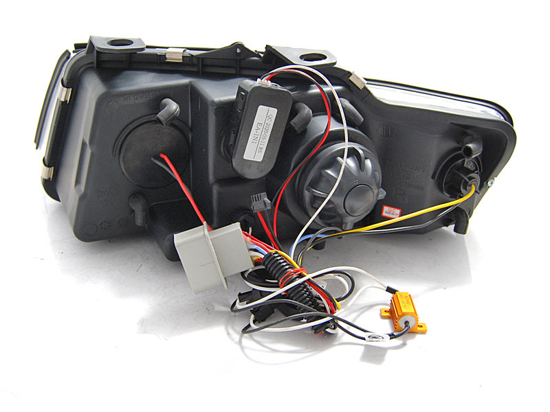 Fari Daylight Cromato per Audi A4 B6 Cabrio (2002-2006) - Fanali Anteriori