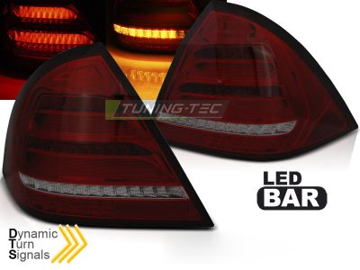 LED Bar Fanali Posteriori Rosso Fumé Sequenziali per Mercedes W203 Berlina