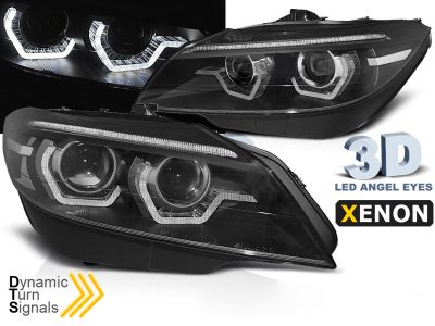 Xenon Fari LED DRL Nero Afs Sequenziali per BMW Z4 E89 (2009-2013)