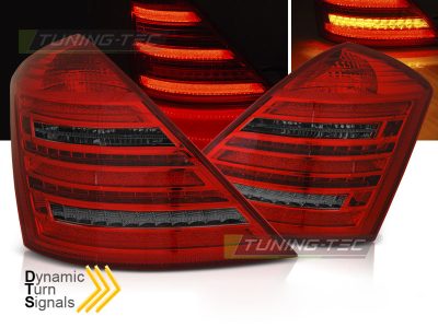 LED Fanali Posteriori Rosso Fumé Sequenziali W222 Look per Mercedes W221