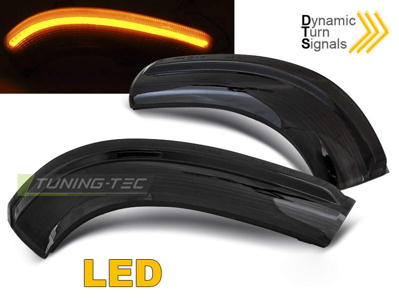 Laterale Direzione Nello Specchio Fumè LED Sequenziale per Volkswagen Golf 5