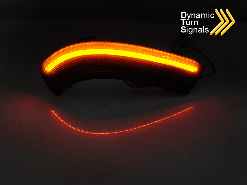 Laterale Direzione Nello Specchio Fumè LED Sequenziale per Volkswagen Golf 5