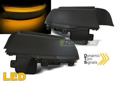 Laterale Direzione Nello Specchio Fumè LED Sequenziale per Volkswagen Polo 6R