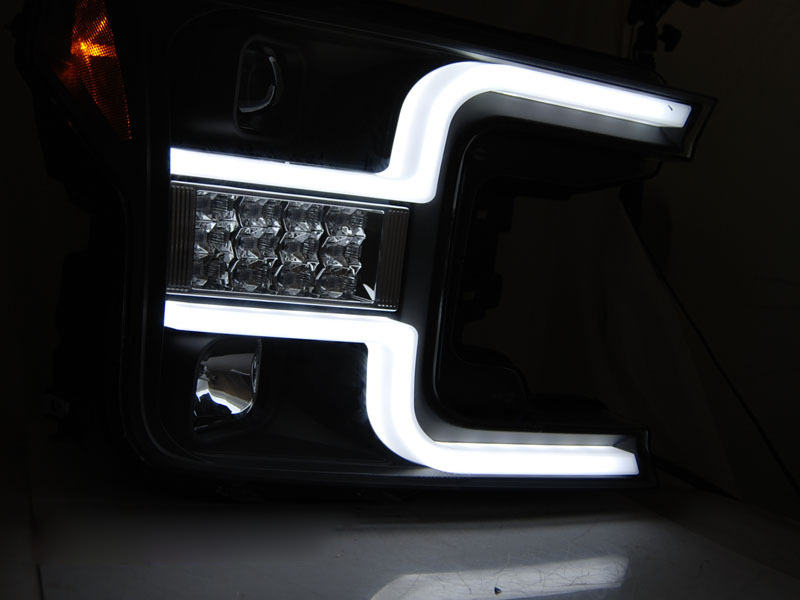 Fari Tube Luce Nera per Ford F150 MK13 (2017-2020) - Fanali Anteriori