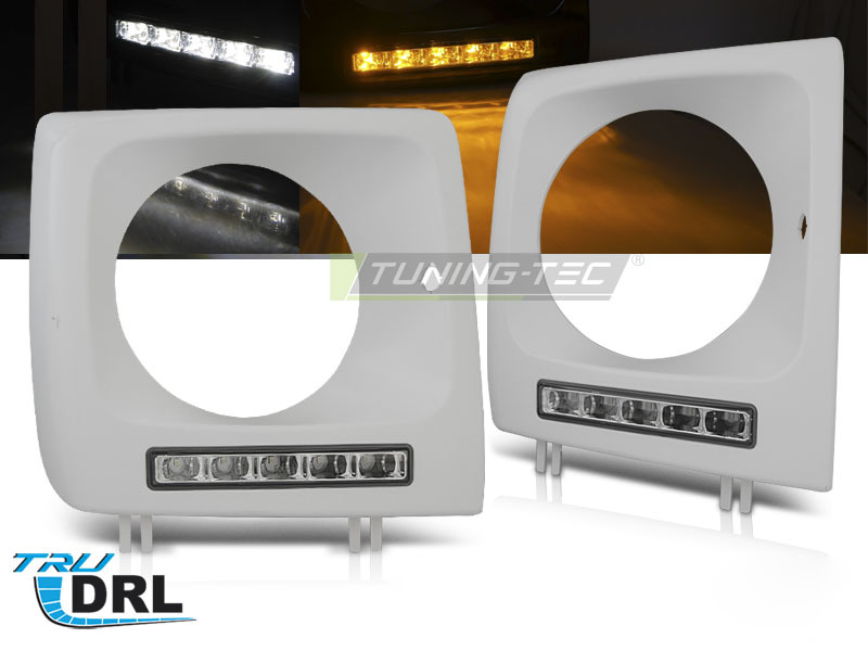Fari LED DRL Unpainted per Mercedes W461 (anni 2001-2012) Luci Diurne