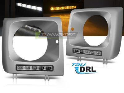 Fari LED DRL Argento per Mercedes W461 (01-12) Luci Diurne Argentate
