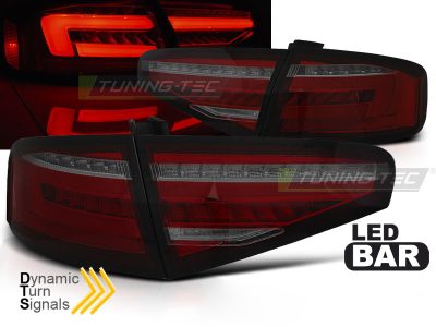 LED Bar Fanali Posteriori Rosso Fumé Sequenziali per Audi A4 B8 (2012-2015)
