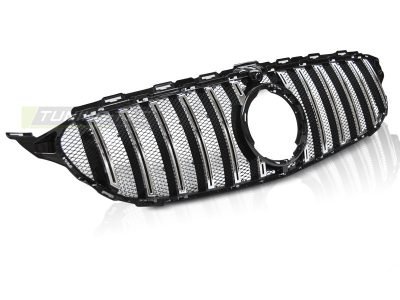 Griglia Sport Nero Cromato per Mercedes W205 (anni 18-) Griglia Anteriore