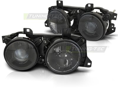 Fari Nero per BMW E32/E34 - Fanali Anteriori Fumè