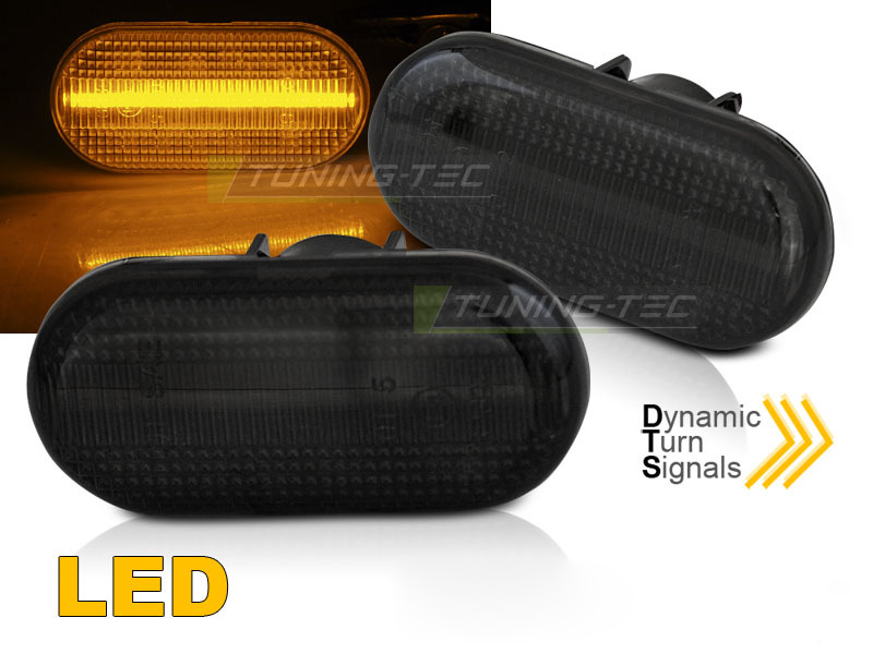 Laterale Direzione Fumè LED Sequenziale per Renault Clio / Megane / Scenic